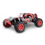 AUTOMODELO ELÉTRICO COMPLETO REBEL DB 4WD RTR 1/10 COM BARRA DE LUZ LED BATERIA LI-ION 7.4V E CARREGADOR FS RACING FS53920 VERMELHO